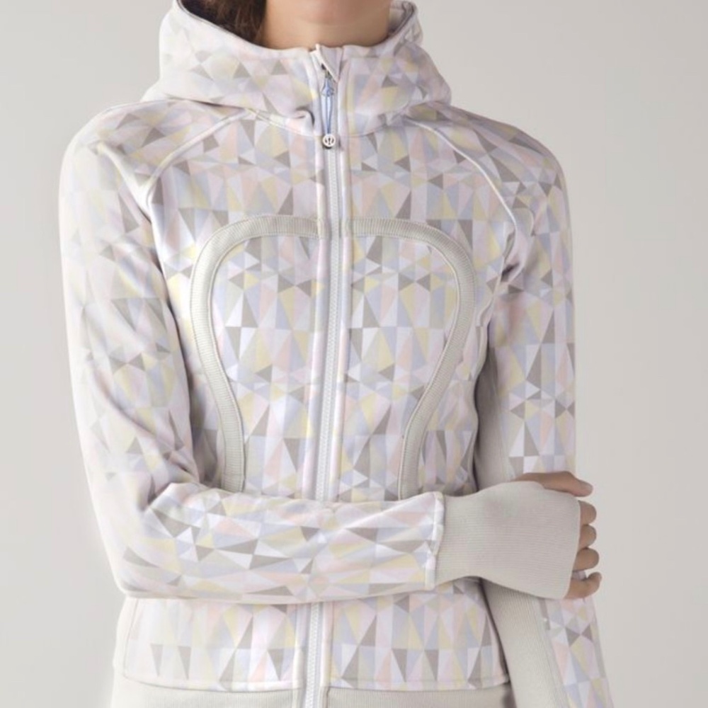 ❌ SOLD ❌ Rare Lululemon Stained Glass Scuba Full Zip Size 12